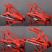 8PCS Front/Rear Suspension Arms Set for Traxxas 1/10 (Aluminium) Onderdeel New Enron RED 