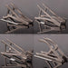 8PCS Front/Rear Suspension Arms Set for Traxxas 1/10 (Aluminium) Onderdeel New Enron GRAY 