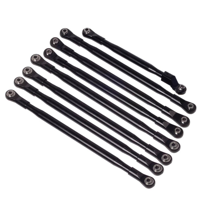 8PCS Link Linkage Set w/ Rod End for Axial SCX6 1/6 (Metaal) - upgraderc