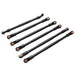 8PCS Link Rod, Rear Trailing Arm for Axial RBX10 Ryft (Metaal) Onderdeel upgraderc 