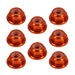 8PCS M2 Wheel Lock Nuts for 1/18, 1/24 Crawler (Aluminium) Schroef Injora Orange 1 