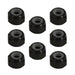 8PCS M2 Wheel Lock Nuts for 1/18, 1/24 Crawler (Aluminium) Schroef Injora Black 
