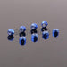 8PCS M3 Lock Nut (Aluminium) Schroef New Enron DARK BLUE 