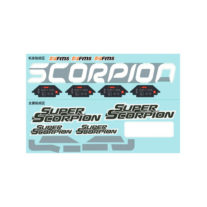 Decal Sheet for FMS 90mm Super Scorpion V2 (Camo)