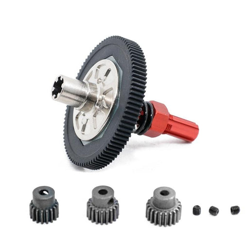 91T Spur gear + Slipper clutch assembly for Arrma 1/10 (Metaal) Onderdeel upgraderc Red 