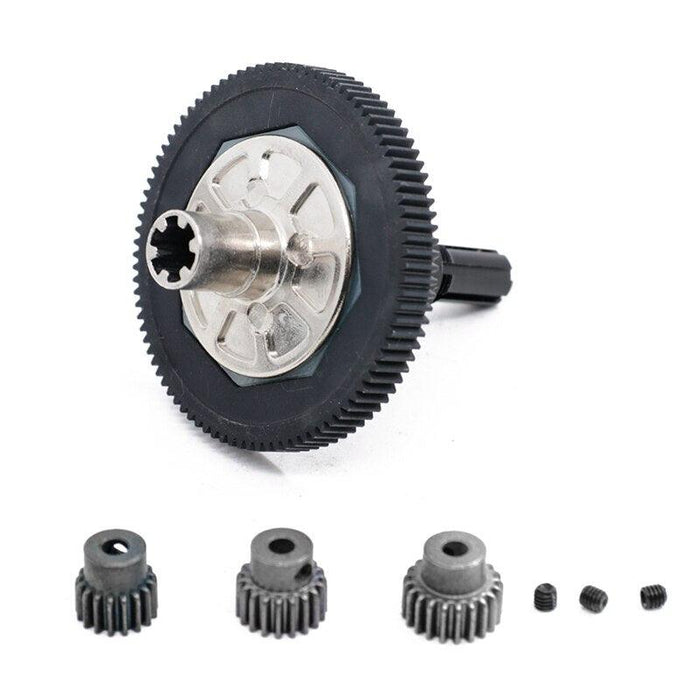 91T Spur gear + Slipper clutch assembly for Arrma 1/10 (Metaal) Onderdeel upgraderc Black 