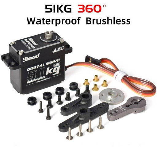 9imod BLS-HV51MG 51kg Brushless Digital Servo - upgraderc