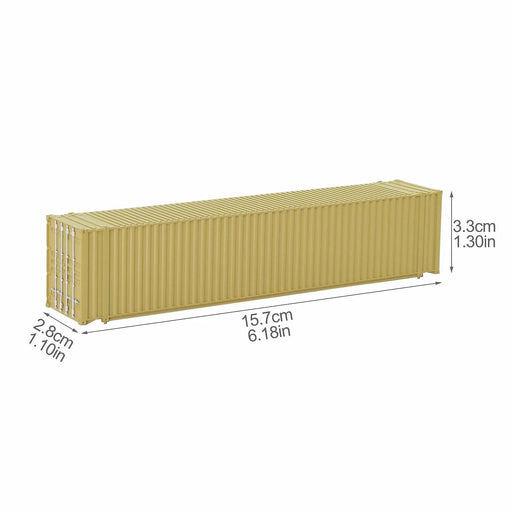 9PCS HO Scale 45ft Container 1/87 (ABS) C8745 - upgraderc