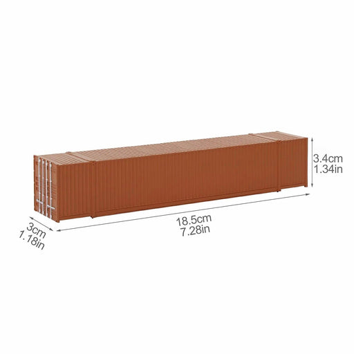 9PCS HO Scale 53ft Container 1/87 (ABS) C8753 - upgraderc