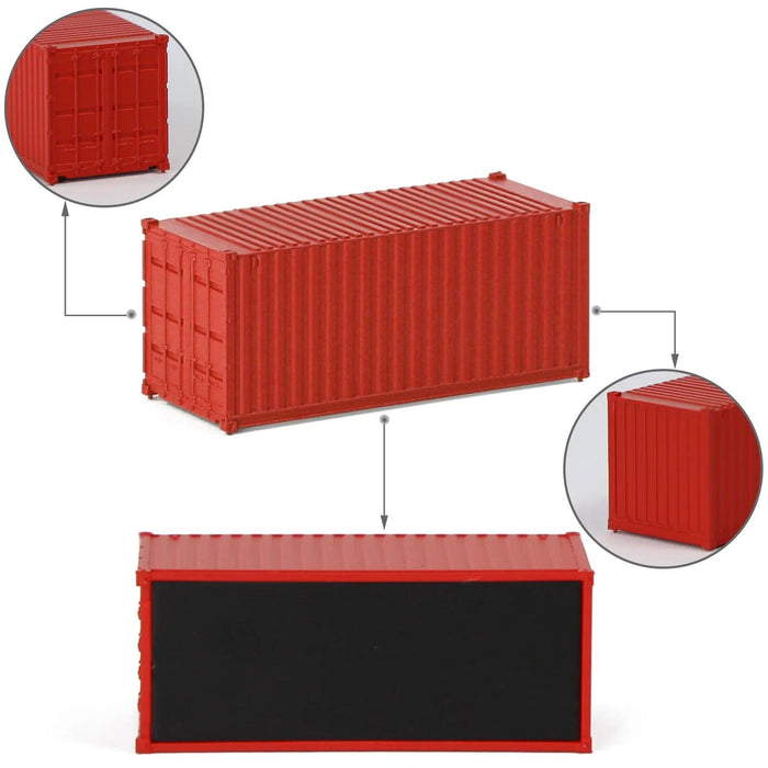 9PCS N Scale 20ft Shipping Container 1/160 (ABS) C15007 - upgraderc