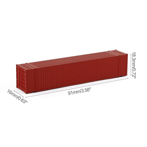 9PCS N Scale 48ft Shipping Container 1/160 (ABS) C15019 - upgraderc