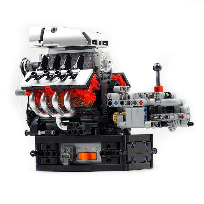 Mould King 10225 American Muscle Car V8 Engine Building Blocks (855 Stukken)