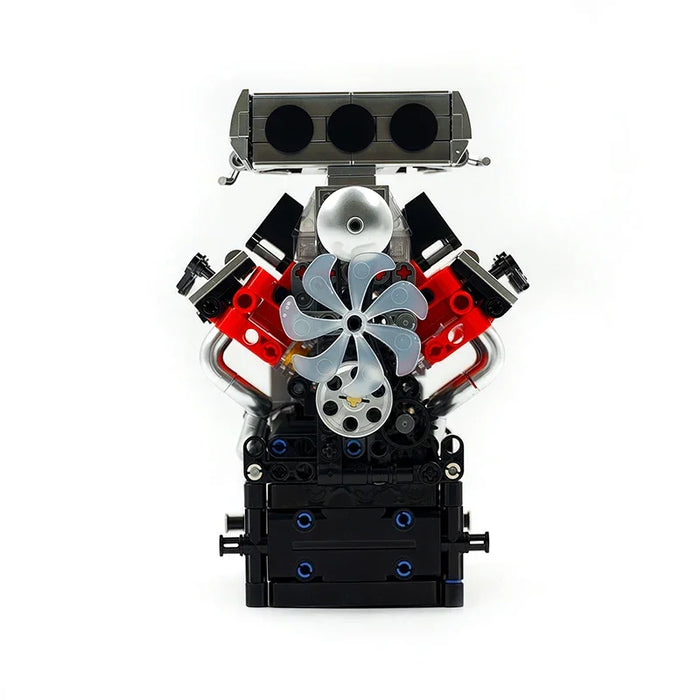 Mould King 10225 American Muscle Car V8 Engine Building Blocks (855 Stukken)