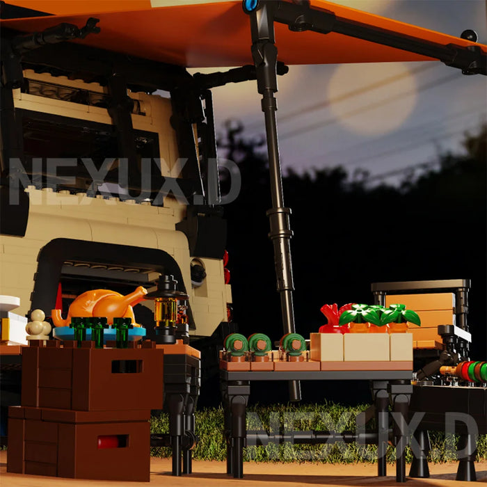 NEXUX.D 8101 Defender Camper Model Building Blocks (2766 Pieces)