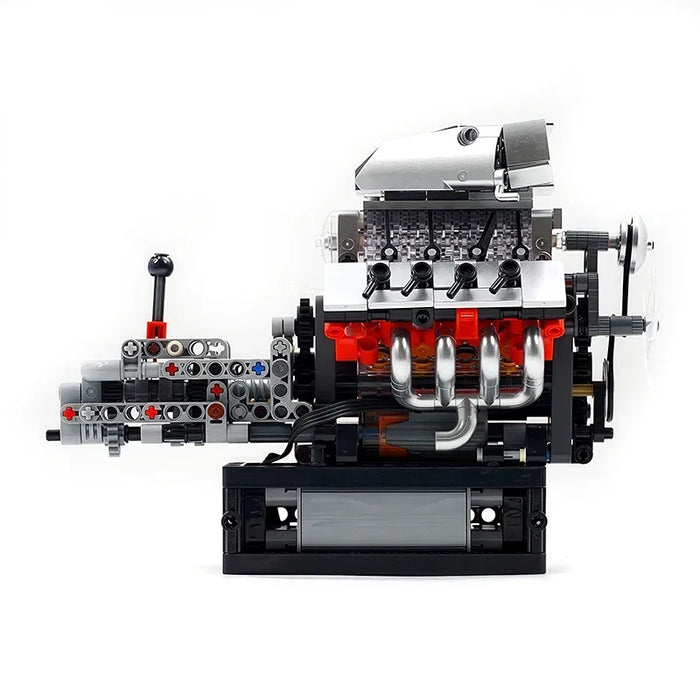 Mould King 10225 American Muscle Car V8 Engine Building Blocks (855 Stukken)
