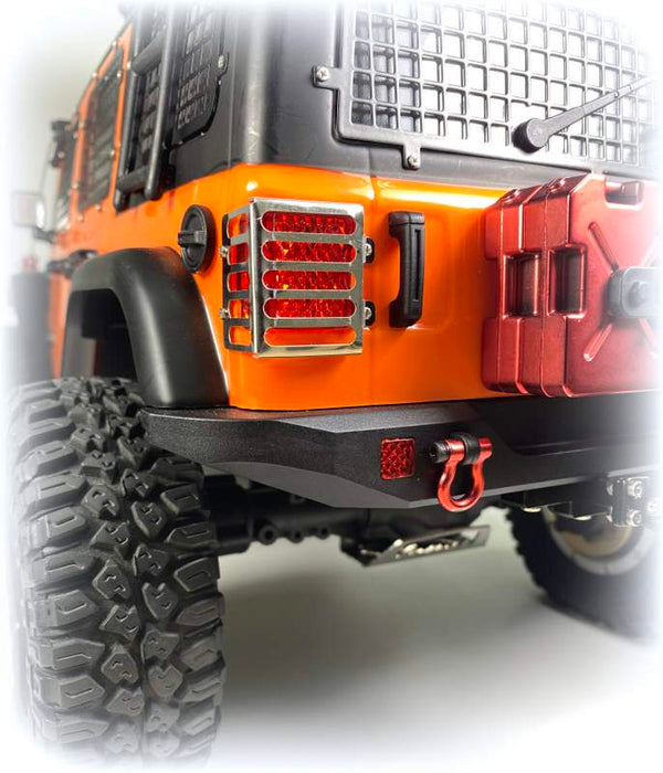 2PCS Tail Light Covers for Absima CR3.4 Sherpa 1/10 (Al)