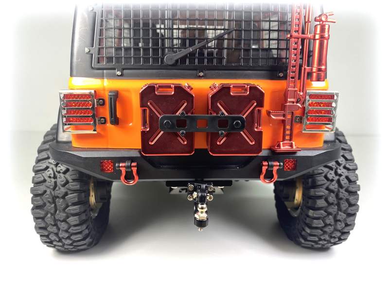 2PCS Tail Light Covers for Absima CR3.4 Sherpa 1/10 (Al)