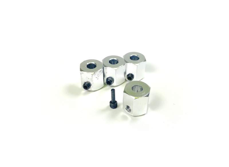 4PCS 12mm Radabstandshalter für Absima CR1.8 CR3.4 (Al)