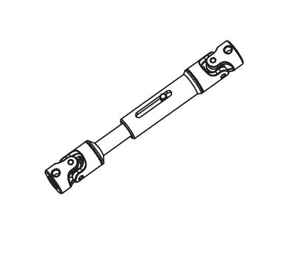 Vertical Universal Shaft for Absima CR1.8 1/8 (AL)