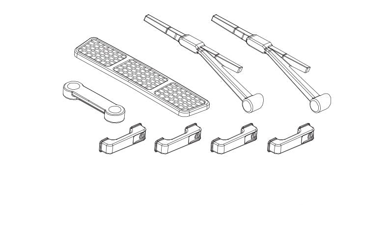 Ensemble de pièces pour Absima CR4.4 Wolf 1/10