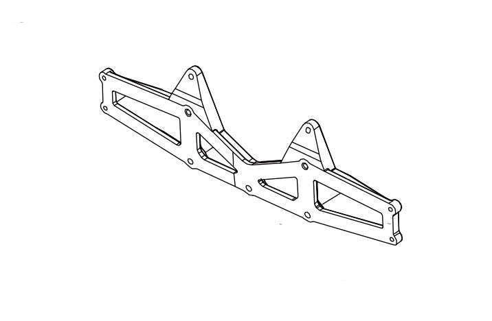 Support arrière de carrosserie pour Absima CR4.4 Patrol 1/10