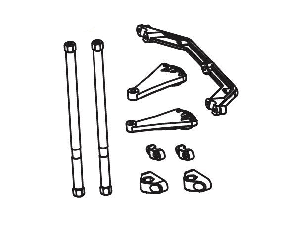 Bodyshell Rear Post for Absima CR1.8 Yucatan 1/8