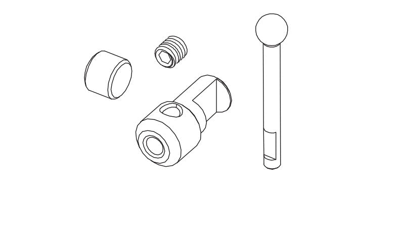 Bremsnockenwellen-Set für Absima CR4.4 1/10