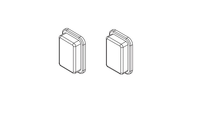 Couvercle de lumière de pare-chocs rouge pour Absima CR4.4 Wolf 1/10 (Rood)