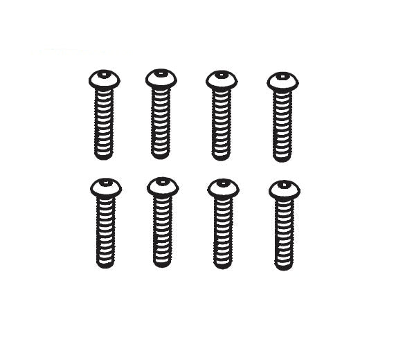 8PCS M2.5*14 Button Head Screw for Absima CR4.4 1/10