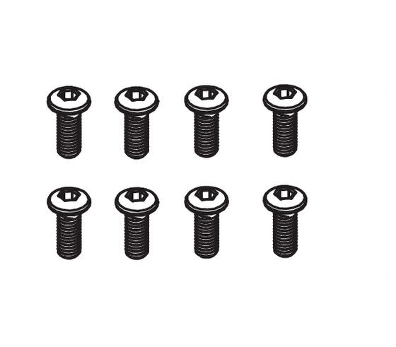 8PCS Vis à tête bouton M2.5*8 pour Absima CR4.4 1/10