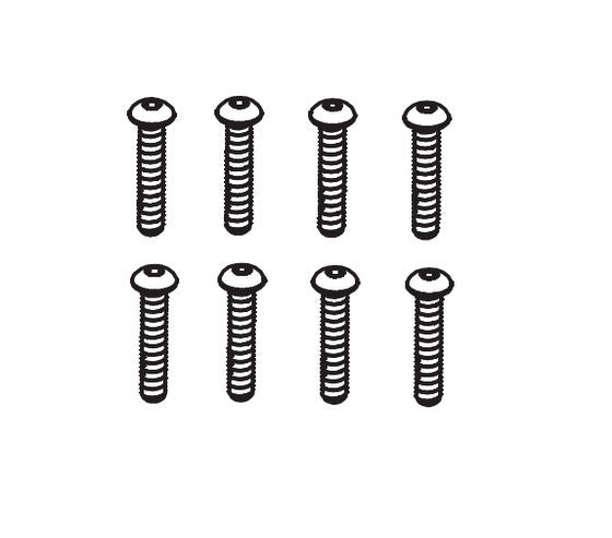 8PCS Button Head Screw M3*18 for Absima CR3.4eco 1/10