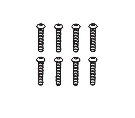 8PCS Button Head Screw M3*25 for Absima CR3.4eco 1/10