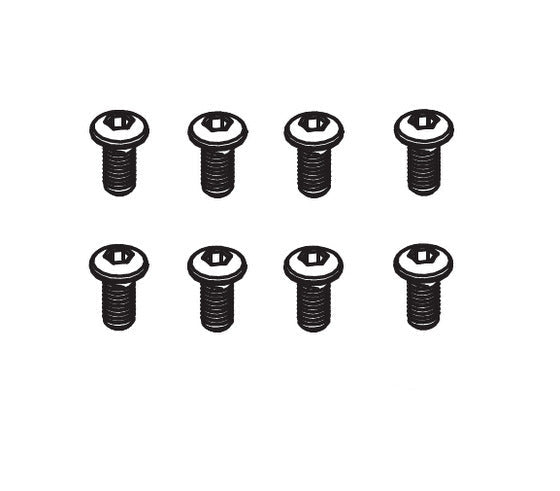 8PCS Vis à tête bouton M3*8 pour Absima CR4.4 1/10