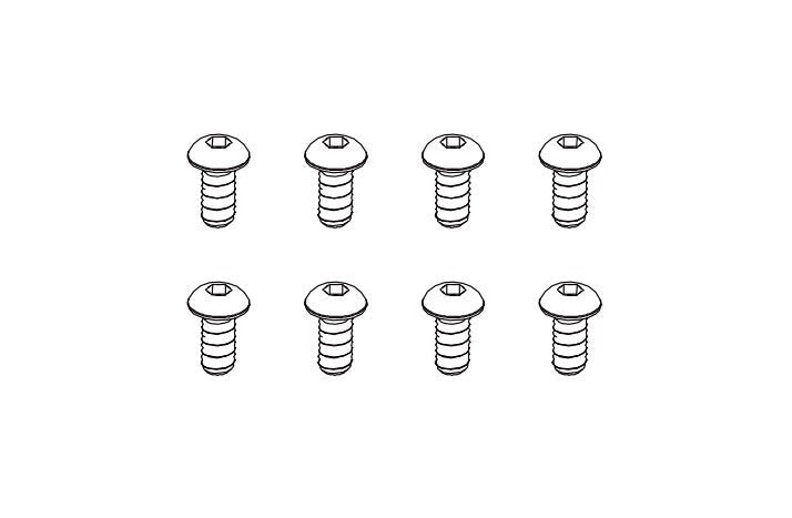 8PCS M3*6 Button Head Screw for Absima CR4.4 1/10