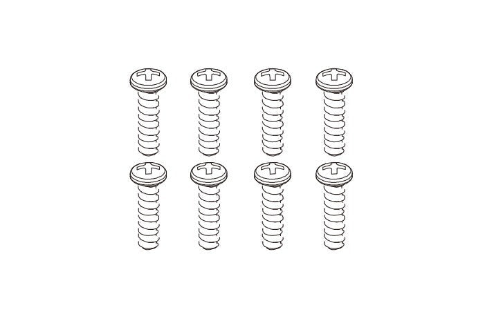 8PCS ST3*10 Button Head Screw for Absima CR4.4 1/10