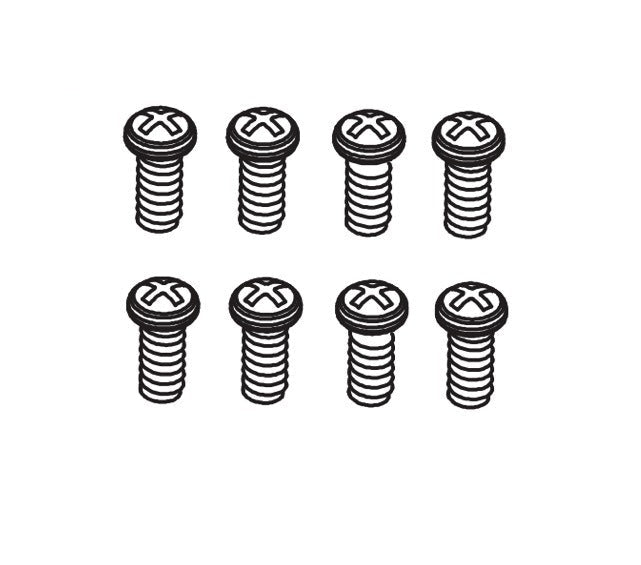 8PCS Button Head Screws ST3*10 for Absima CR1.8 1/8
