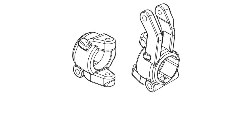 C-Hub Set für Absima CR4.4 1/10