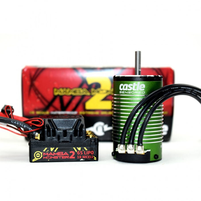Castle Creations Mamba Monster 2 WP ESC + 1512-2650KV sensorloser Brushless-Motor