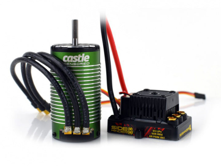 Castle Creations Sidewinder 8th 2–6S ESC + 1515-2200kV V2 Sensored Brushless Motor