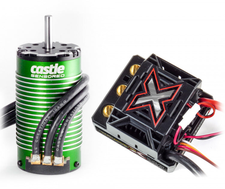 Castle Creations Mamba Monster X Waterproof ESC + 1512-2650KV Sensored Brushless Motor
