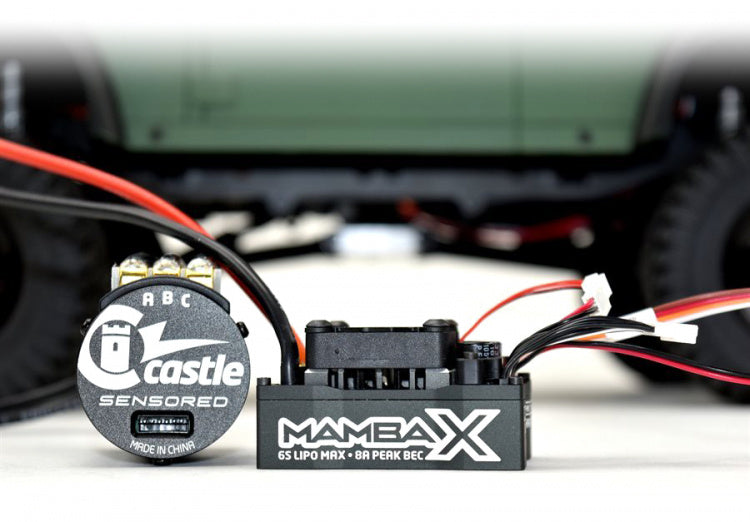 Castle Creations Mamba Monster X ESC + 1406-2280KV Sensored Brushless Motor
