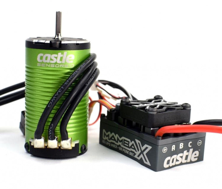 Castle Creations Mamba X SCT ESC + 1412-3200KV Sensored Brushless Motor
