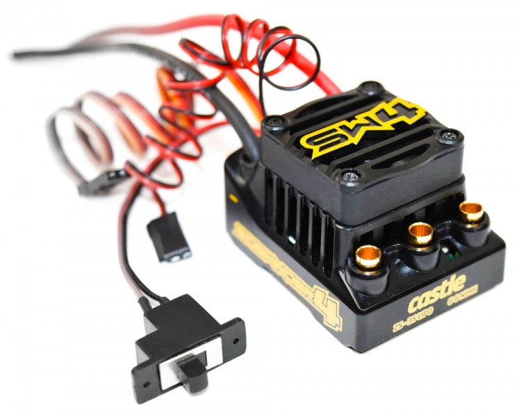 Castle Creations Sidewinder 4 ESC + 1406-4600KV sensorloser bürstenloser Motor