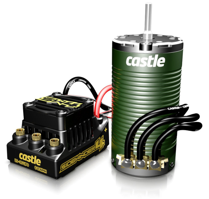 Castle Creations Sidewinder 4 ESC + 1415-2400KV sensorgesteuerter bürstenloser Motor