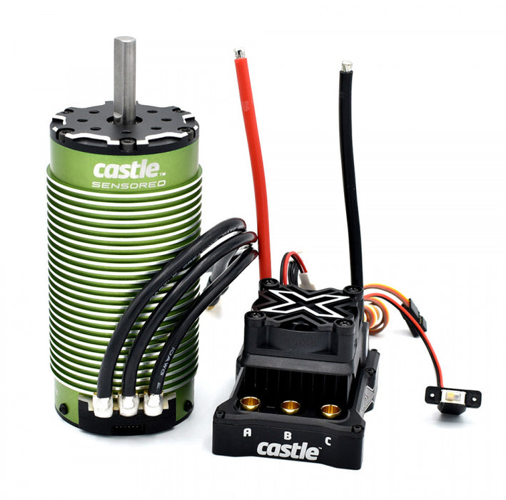 Castle Creations Mamba Monster X 8S ESC + 2028-800KV sensorloser bürstenloser Motor