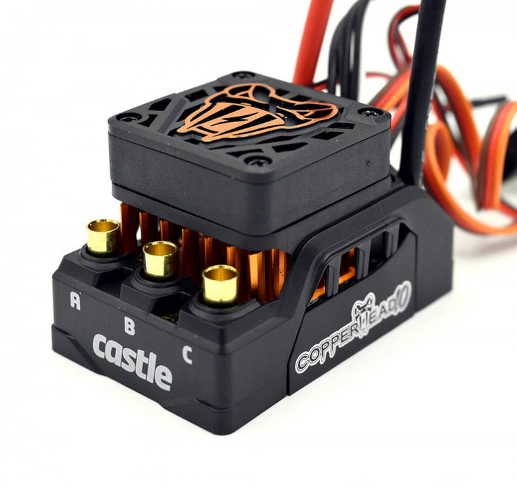 Castle Creations Copperhead 10 ESC + 1406-1900KV Sensored Brushless Motor