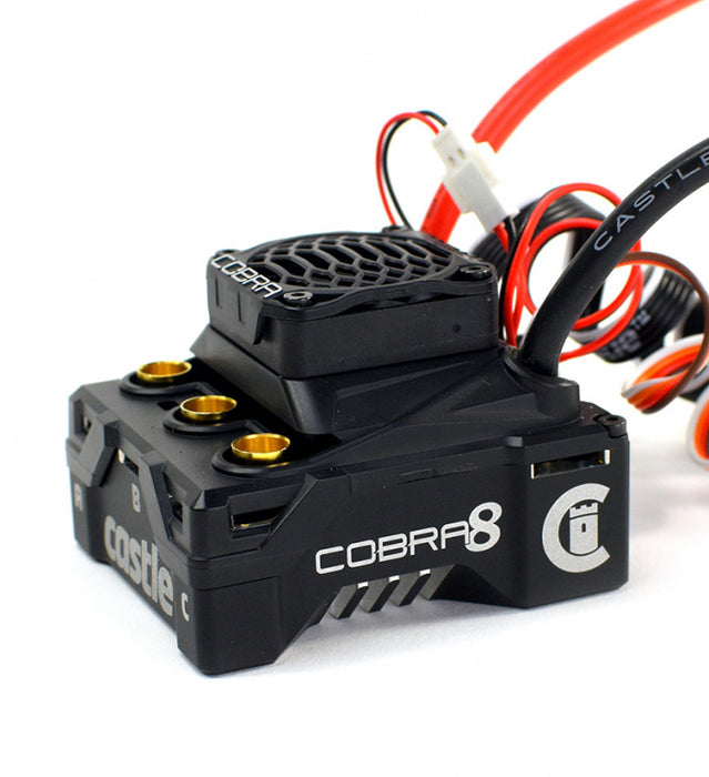 Castle Creations Cobra 8 Waterproof 2–6S Sensored Brushless ESC
