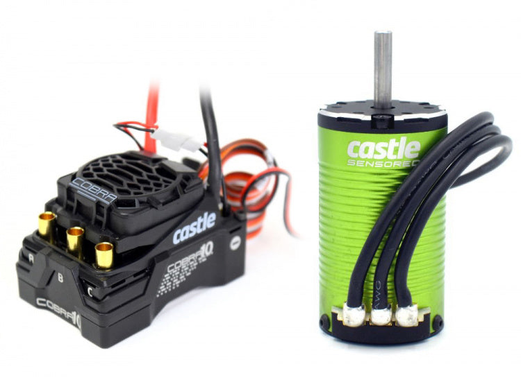 Castle Creations Cobra 10 6S MAX 25,2V 8A BEC + moteur brushless sensored 1412-2100KV 5 mm