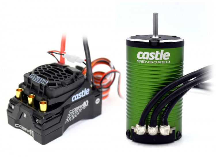 Castle Creations Cobra 10 6S MAX 25,2V 8A BEC + 1412-3200KV Sensored Brushless Motor