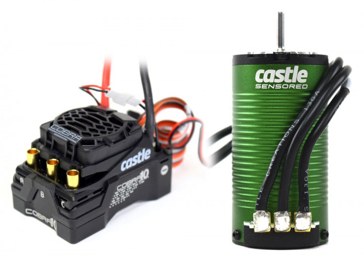 Castle Creations Cobra 10 6S MAX 25,2V 8A + 1415-2400KV Sensored Brushless Motor